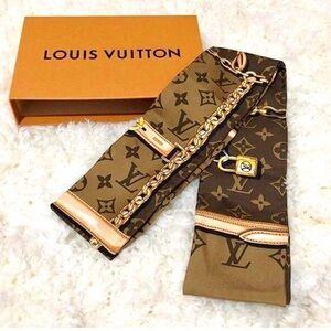 LV Brown Monogram Scarf - GWP